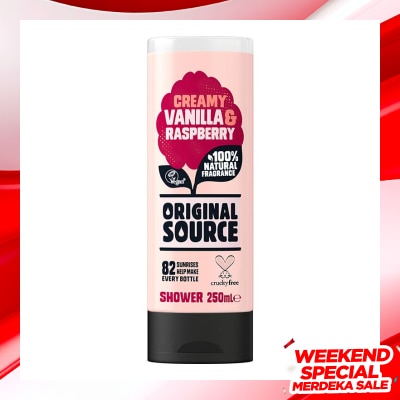 ORIGINAL Original Source Body Wash Vanilla & Raspberry 250ml
