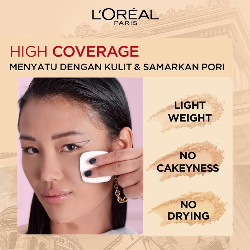 L'Oreal Infallible Oil Killer High Coverage Powder 105 Fair Linen