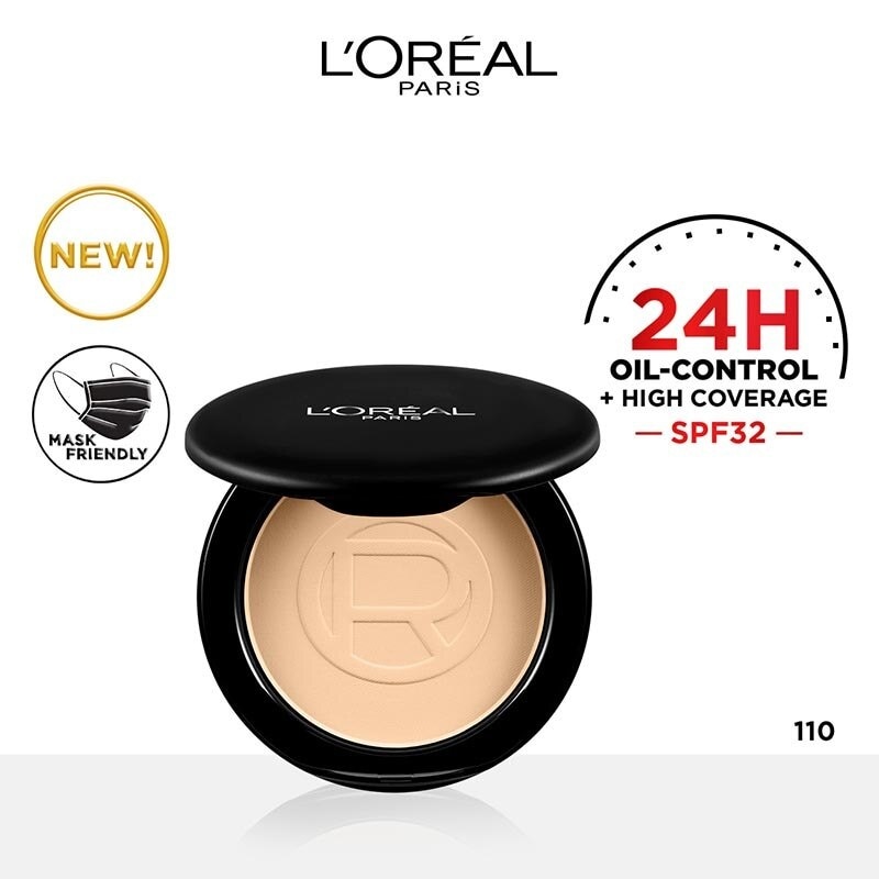 L'OREAL L''Oreal Infallible Oil Killer High Coverage Powder 110 Rose Vanilla