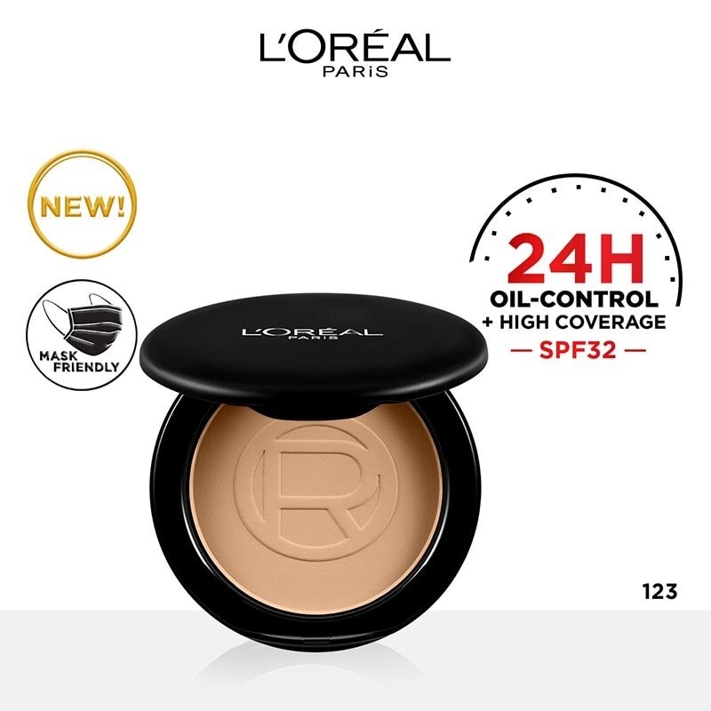 L''Oreal Infallible Oil Killer High Coverage Powder 123 Natural Vanilla