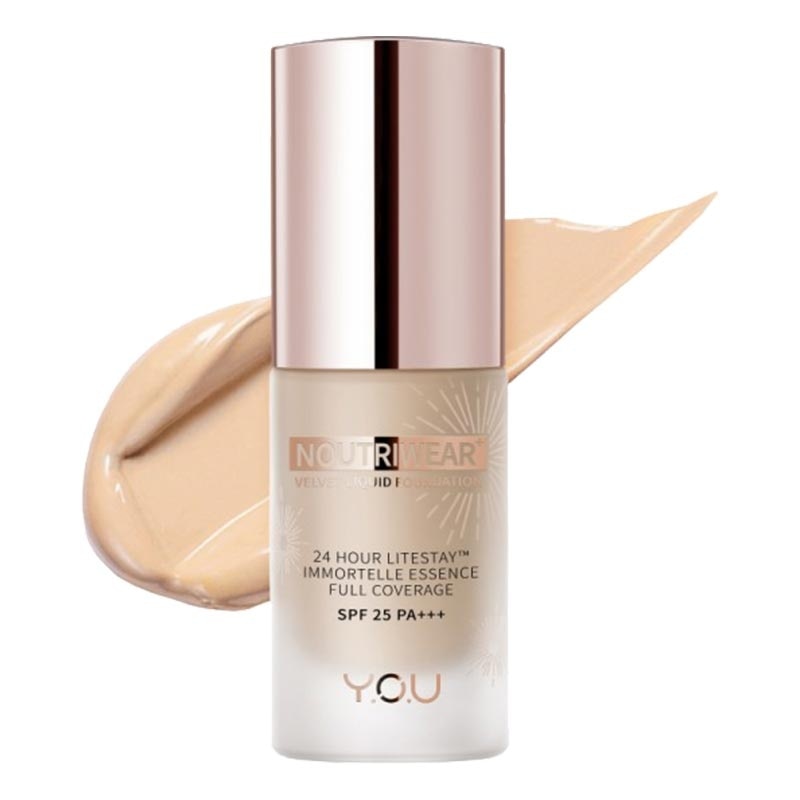 YOU You NoutriWear+ Velvet Liquid Foundation C304 Pink Nude