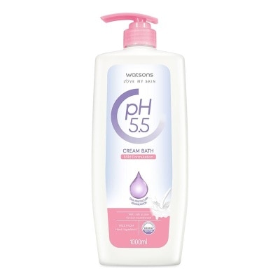 WATSONS Watsons Ph5.5 Moisturi Cream Bath 1000Ml