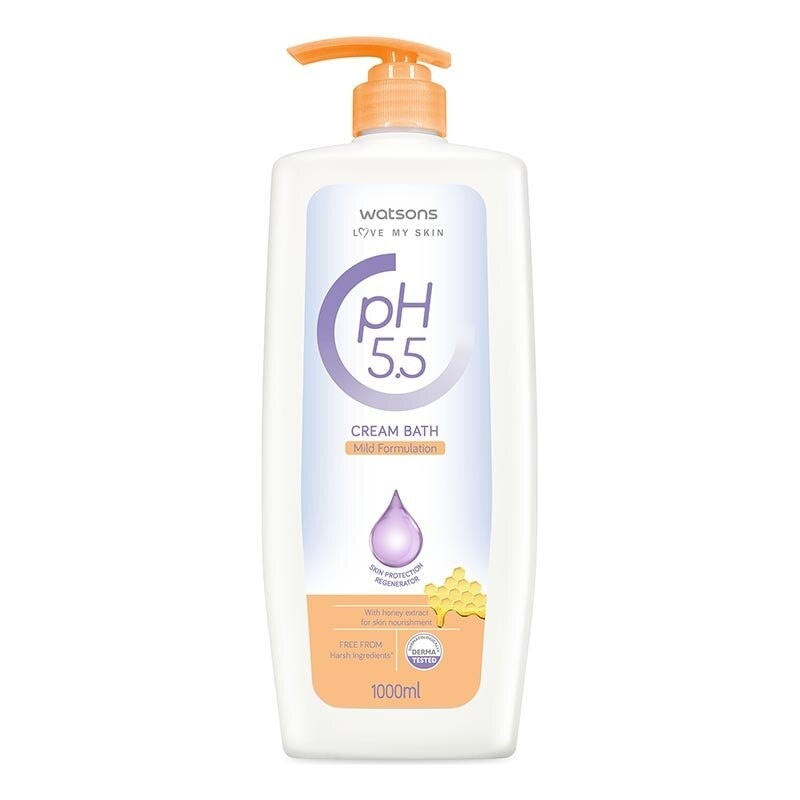 Ph 5.5  Cream Bath Nourish With Honey Extract 1000Ml