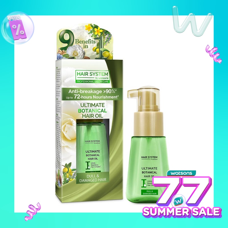 Hair System Ultimate Botanical Hair Oil 70Ml