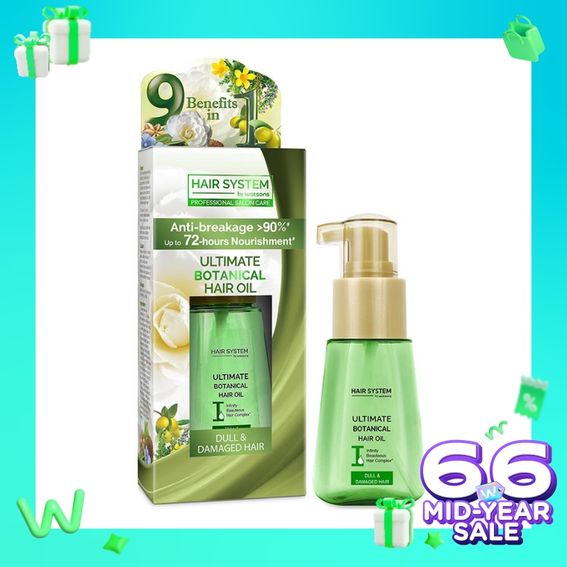 Hair System Ultimate Botanical Hair Oil 70Ml