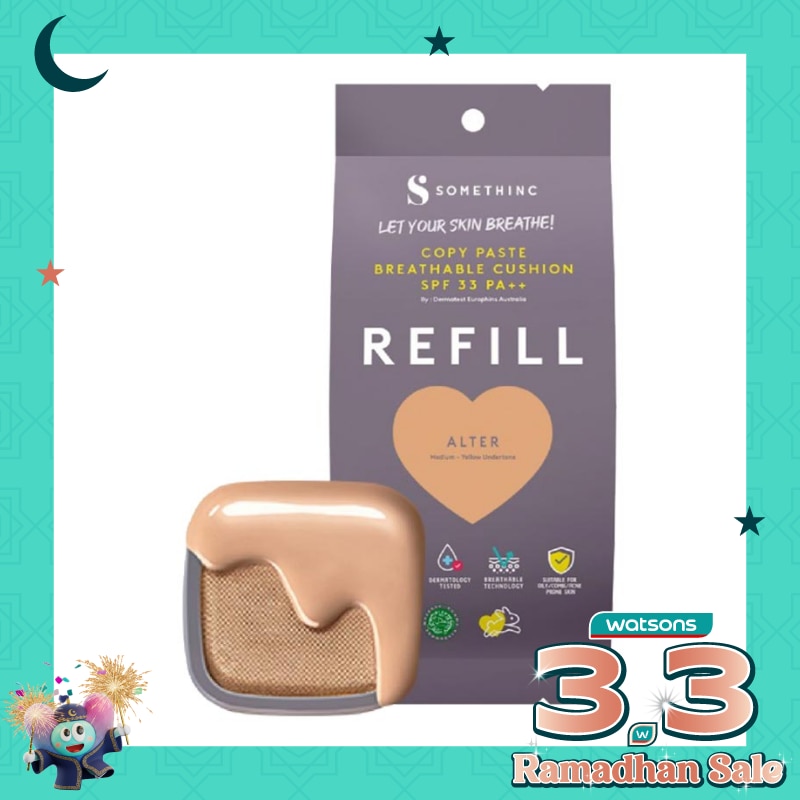 Somethinc Copy Paste Breathable Mesh Cushion SPF 33 PA++ Alter Refill