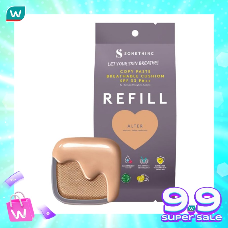 Somethinc Copy Paste Breathable Mesh Cushion SPF 33 PA++ Alter Refill