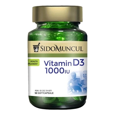 SM NATURAL Sido Muncul Natural Vitamin D3 1000 IU 50''S