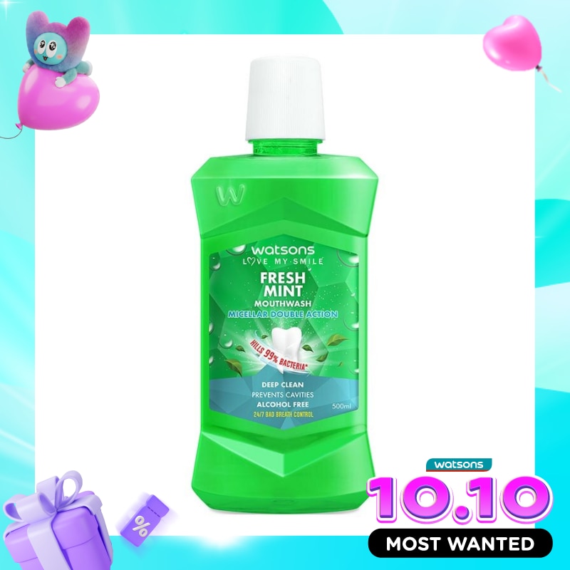 Watsons Fresh Mint Mouthwash image