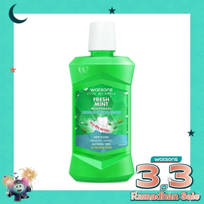 WATSONS Watsons Fresh Mint Mouthwash