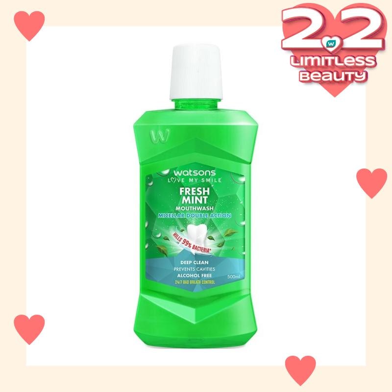 Watsons Fresh Mint Mouthwash