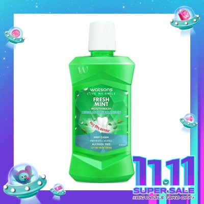 WATSONS Watsons Fresh Mint Mouthwash