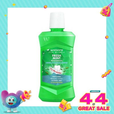 WATSONS - Watsons Fresh Mint Mouthwash