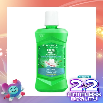 WATSONS Watsons Fresh Mint Mouthwash