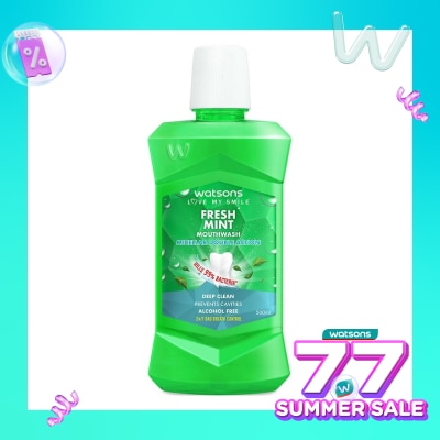 WATSONS Watsons Fresh Mint Mouthwash