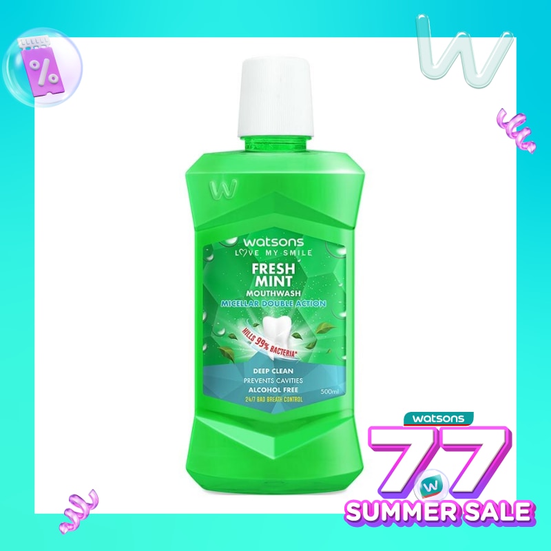 Watsons Fresh Mint Mouthwash