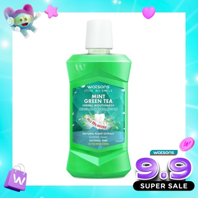 WATSONS COLLECTION - Watsons Mint Green Tea Herbal Mouthwash image
