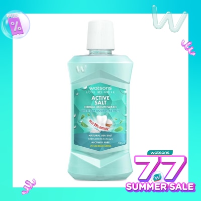 WATSONS Watsons Active Salt Herbal Mouthwash