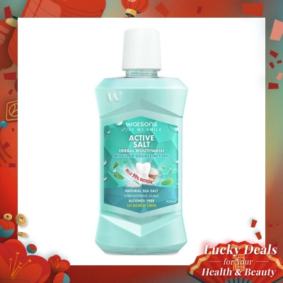 WATSONS Watsons Active Salt Herbal Mouthwash