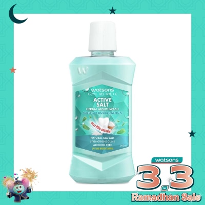 WATSONS Watsons Active Salt Herbal Mouthwash
