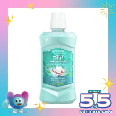 WATSONS - Watsons Active Salt Herbal Mouthwash