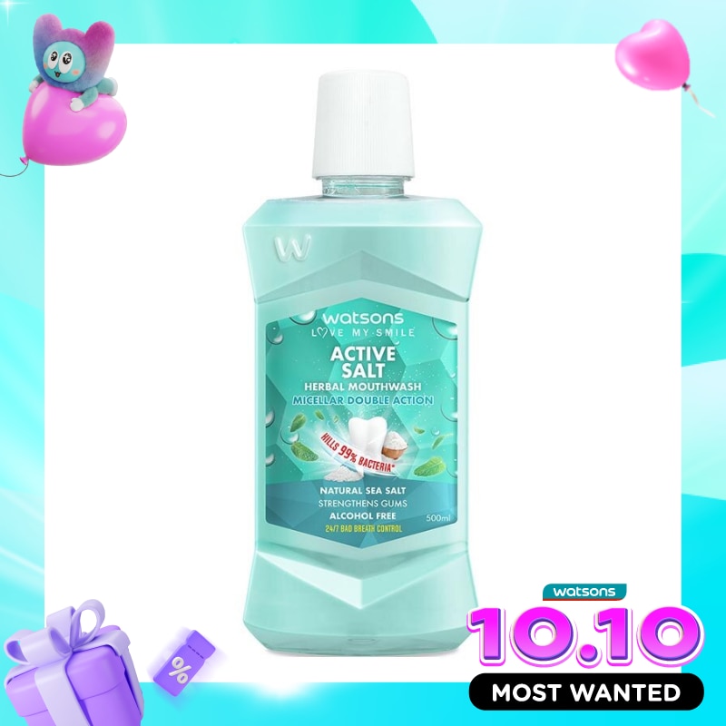 Watsons Active Salt Herbal Mouthwash image