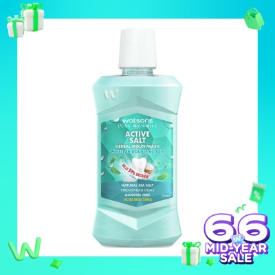 WATSONS Watsons Active Salt Herbal Mouthwash