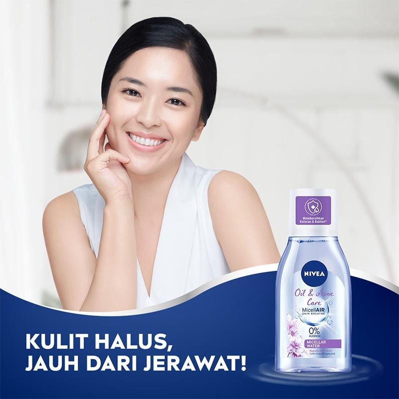 Nivea MicellAir Oil & Acne Care 125mL - Untuk Kulit Berjerawat