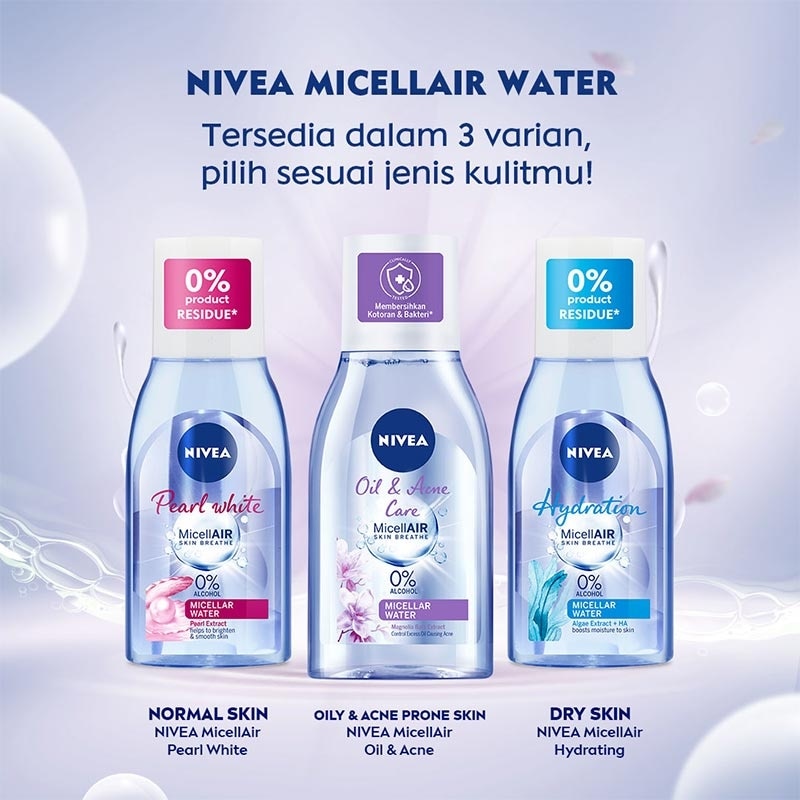 Nivea MicellAir Oil & Acne Care 125mL - Untuk Kulit Berjerawat