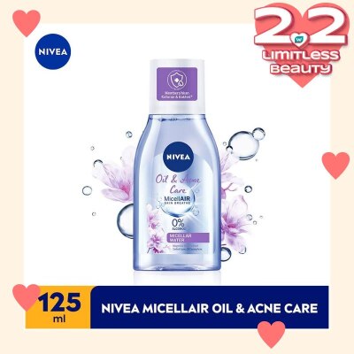 NIVEA Nivea MicellAir Oil & Acne Care 125mL - Untuk Kulit Berjerawat