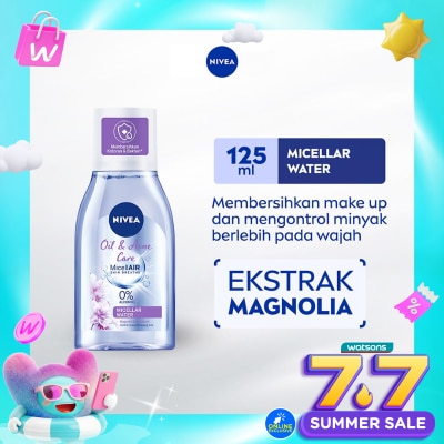 NIVEA - Nivea MicellAir Oil & Acne Care 125mL - Untuk Kulit Berjerawat