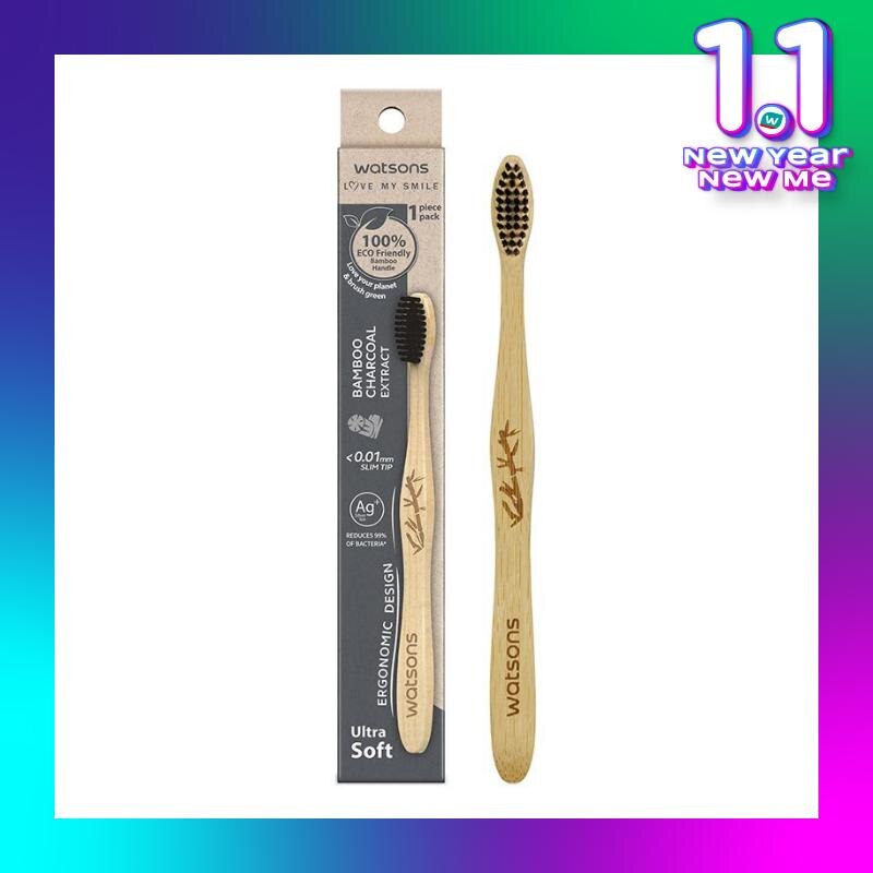 Volcanic Mineral Bamboo Toothbrush (Ultra Soft) 1'S