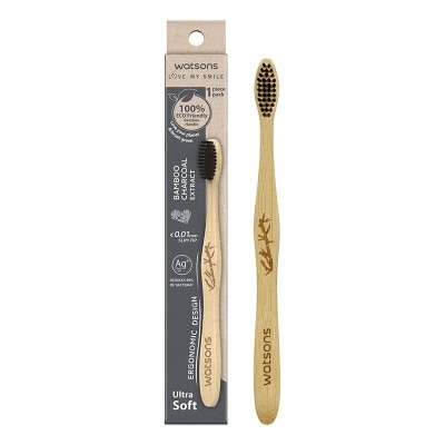 WATSONS Volcanic Mineral Bamboo Toothbrush (Ultra Soft) 1'S