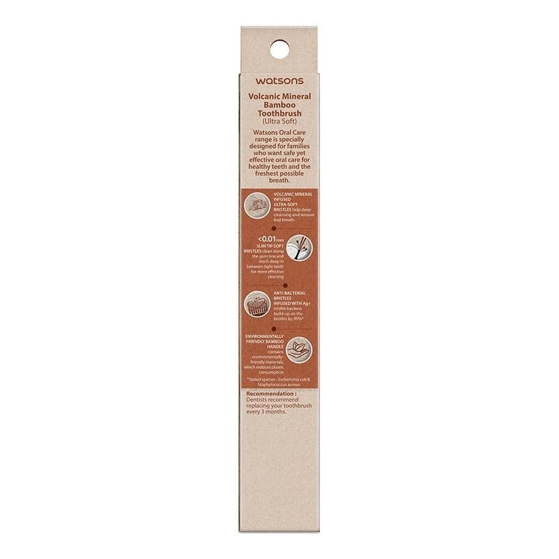 Volcanic Mineral Bamboo Toothbrush (Ultra Soft) 1'S