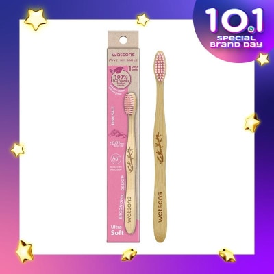 WATSONS Charcoal Bamboo Toothbrush (Ultra Soft) 1''S