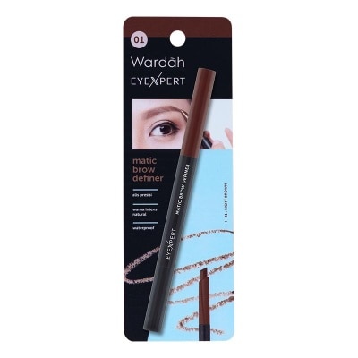 WARDAH Wardah EyeXpert Matic Brow Definer 01 Light Brown