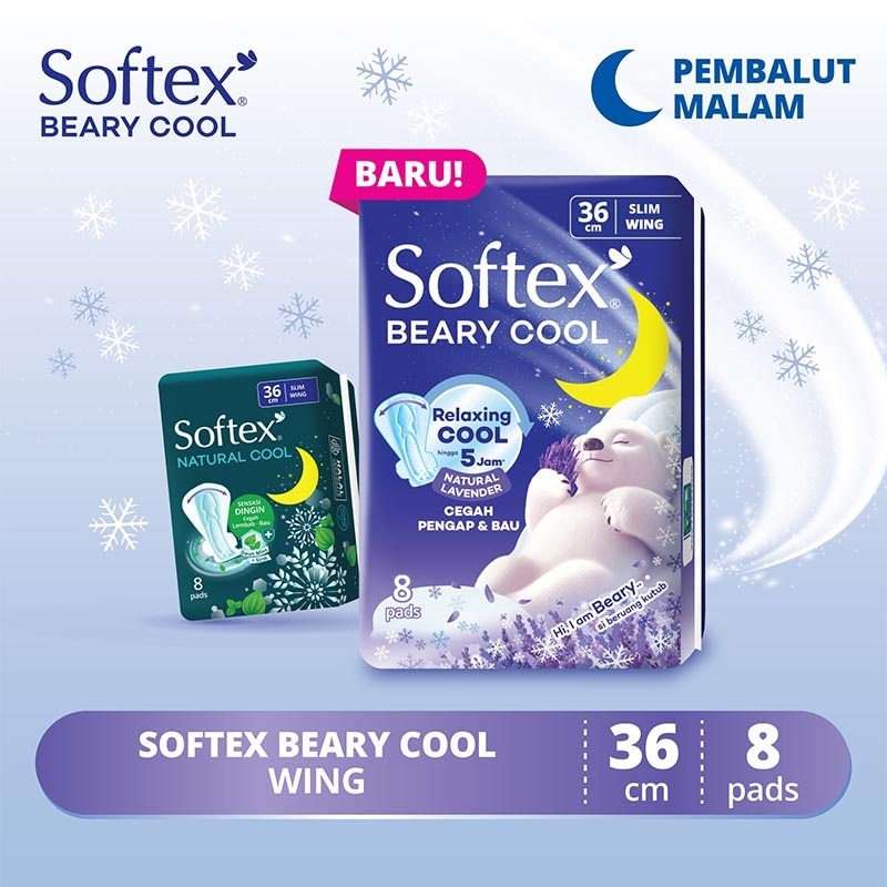 Softex Natural Cool+ Super Slim 36cm 8'S