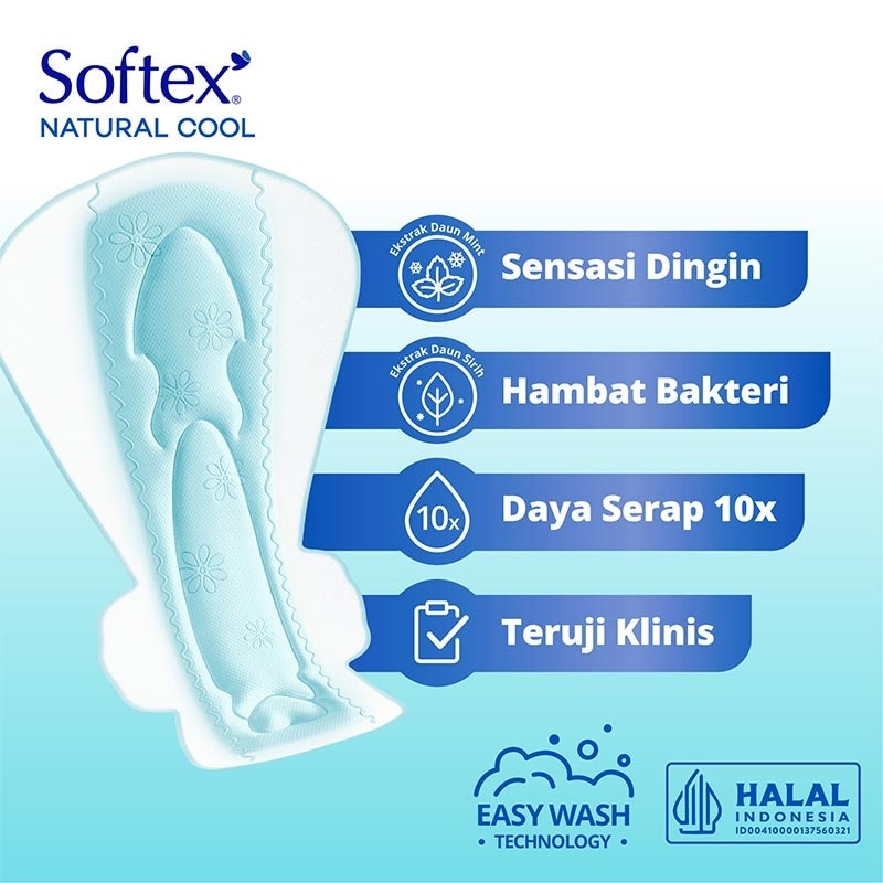 Softex Natural Cool + Night 36Cm 8'S
