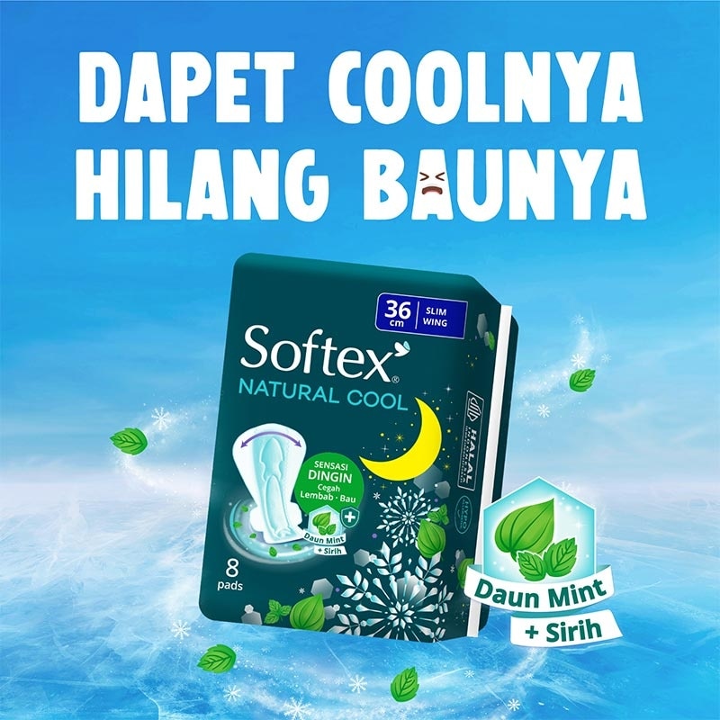 Softex Natural Cool + Night 36Cm 8'S