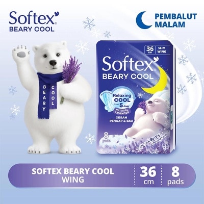 Softex - Softex Natural Cool + Night 36Cm 8'S