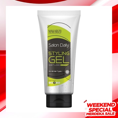 MAKARIZO Salon Daily Styling Gel Wet Look Tube 200ml