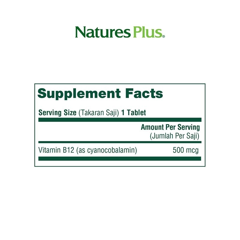 Vitamin B12 500mcg Tablet 90'S