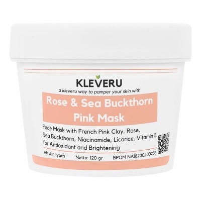 KLEVERU KLEVERU ROSE&SEA B/THORN PINK MASK 120GR