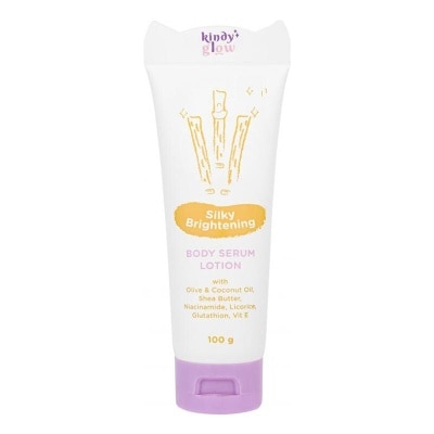 KINDY GLOW Silky Brightening Body Serum Lotion 100g - Handbody Kindy Glow 