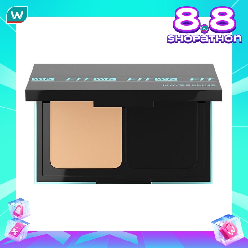 Maybelline Fit Me 24HR Oil Control Powder Foundation 123 Soft Nude