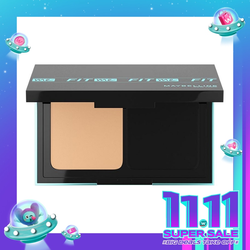 MAYBELLINE Maybelline Fit Me 24HR Oil Control Powder Foundation 123 Soft Nude