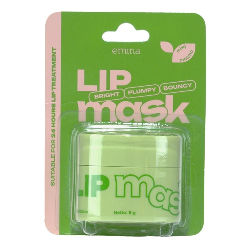Wardah Lip Mask Milky Matcha 9g