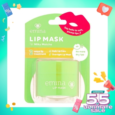 EMINA EMINA LIP MASK MILKY MATCHA