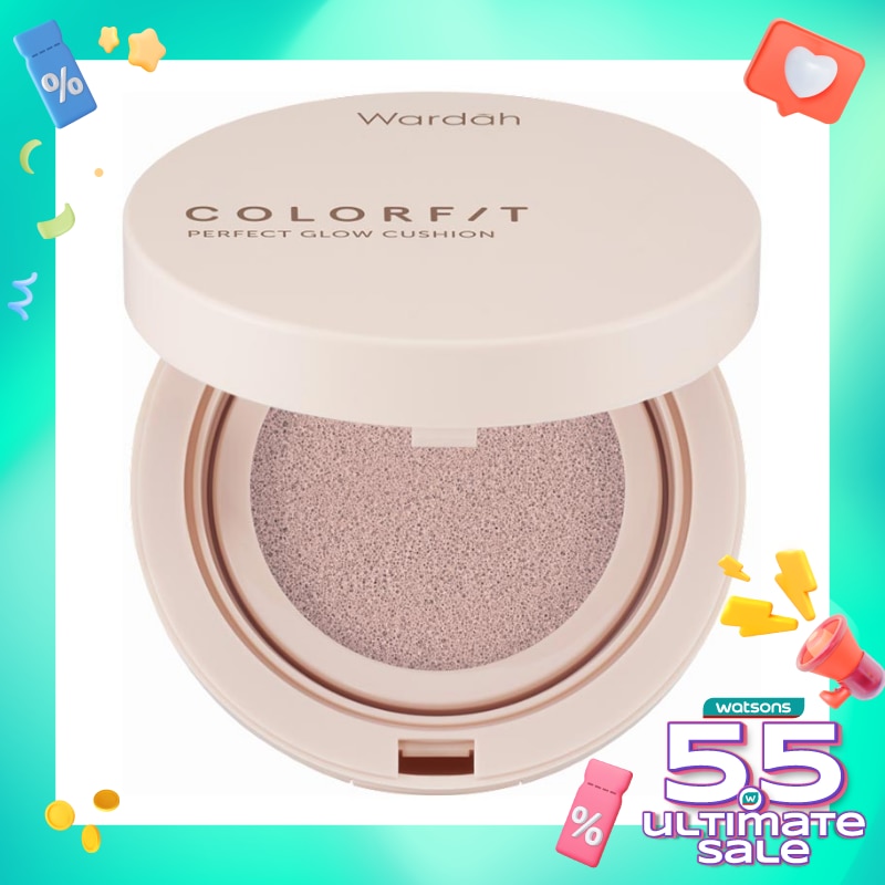Wardah Colorfit Perfect Glow Cushion 11C Pink Fair