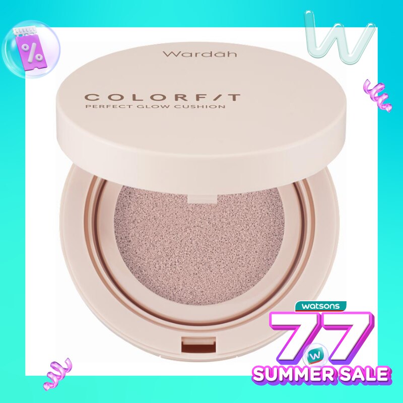 Wardah Colorfit Perfect Glow Cushion 11C Pink Fair